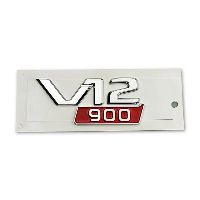 ABS Car Rear Trunk Badge Sticker Body Side Emblem for Mercedes Benz V12 700 800 850 900 W213 W210 W207 W205 CLK CLA GLC GLS ML