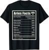 NEW! Aries Zodiac Sign Fun Facts Tee - Made In Usa