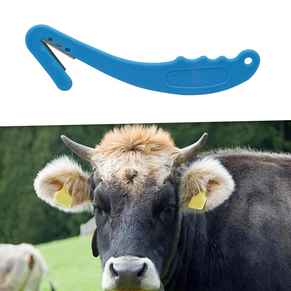 Vieh Ohrmarkenentferner Scharf Doppelt Eingelegt Vielseitig Schnur Schneiden Blau