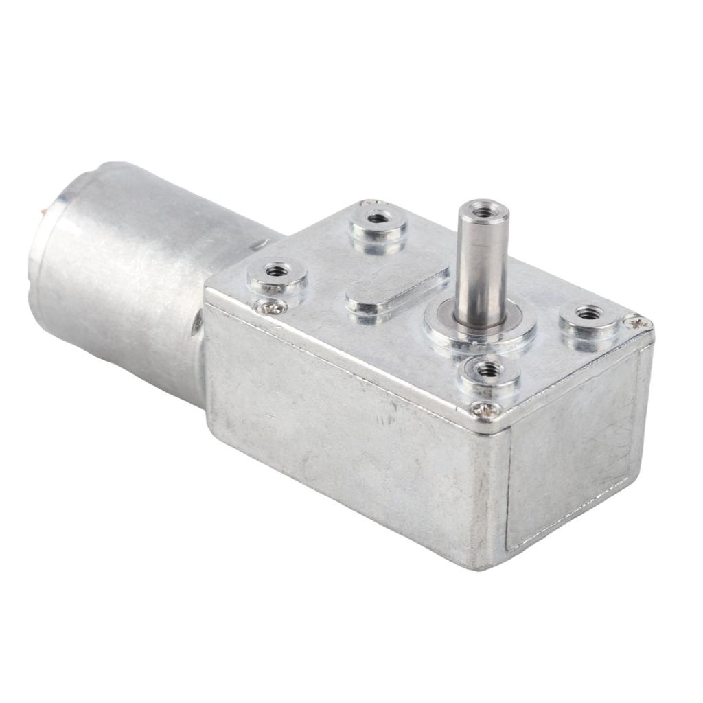 DC 12V Reduction Motor 100RPM Reversible High Torsion Worm Geared Motor