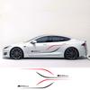 Auto Body Decoration Decals Car Door Side Vinyl Stickers Graphical Motorsport Decal Accessories For Tesla Model 3 S X P100D