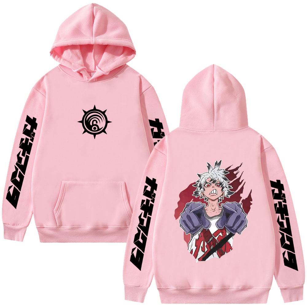 Anime Gachiakuta Rudo Hoodie New Clothing Manga Printed Sweatshirt Long Sleeves Casual Streetwear Tops