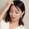 Earrings for Women Popular Earrings No Pain White Thick Large 40mm Hoop Earrings Resin Earrings Miyabi Grace Miyabi Grace Non-pierced Non-pierced