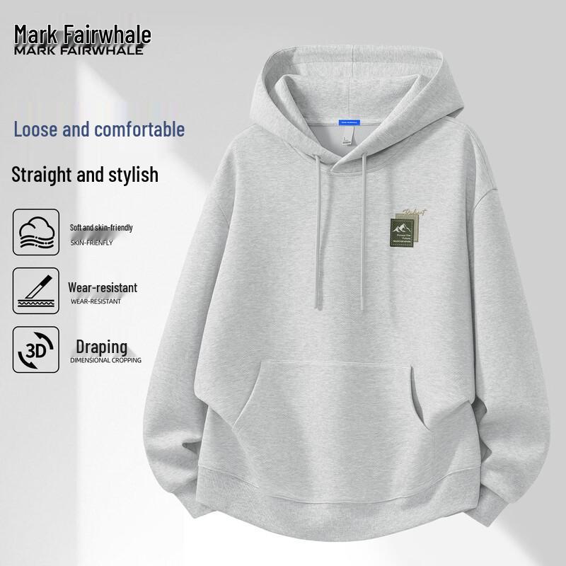 Mark Fairwhale Men's American Style Printed Hoodie