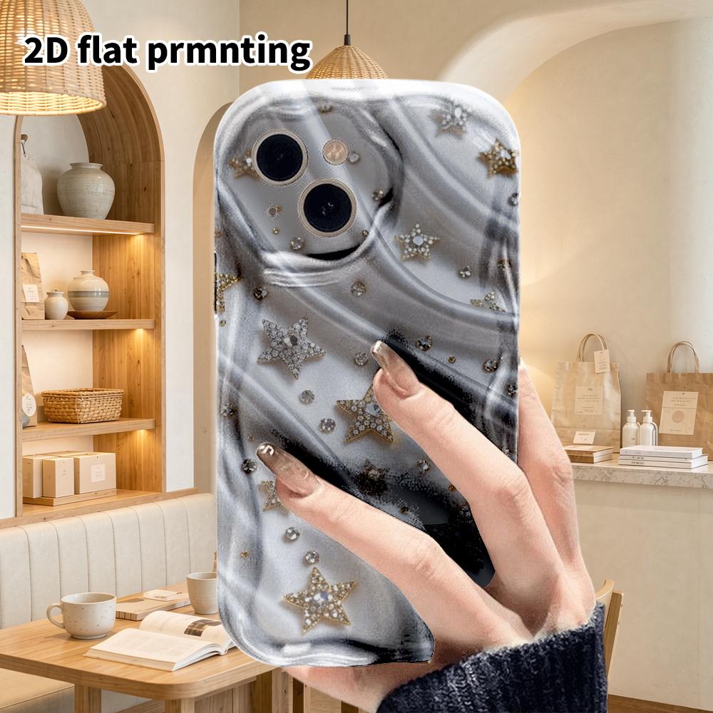 Phone Case: 2D Flat Design Suitable for iPhone 18, 17, 16, 15, 14, 13 Pro Protective Case, Couple Style, Soft Reflective, Christmas and Halloween Gift