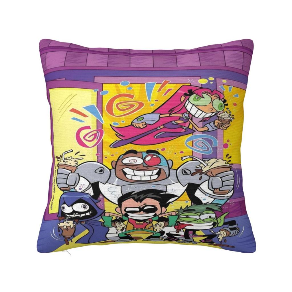 Pillow Cover Cartoon Go Custom DIY Cushion Cover T-Teen Fashion Pillow Case For Office Car Home Decorative Pillowcases