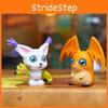 Stock 9 Styles Pvc Digimon Handicraft Agumon Tyrannomon Mini Figure Cake Decoration