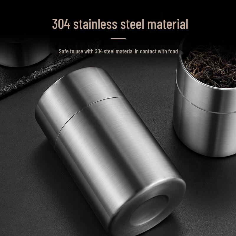 Yipan Airtight Tea Storage Canister with Transparent Lid