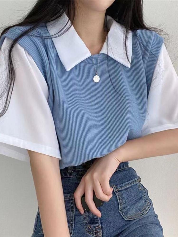 Trička s pololímečkem Léto Ženy Tričko s krátkým rukávem Sexy Crop Tops Dámské Neformální Tílko Dámská trička