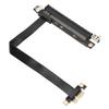 PCIe Extension Cable 20cm 32Gbps Transmission Rate PCI E 3.0 X1 Black Adapter for Graphics Card