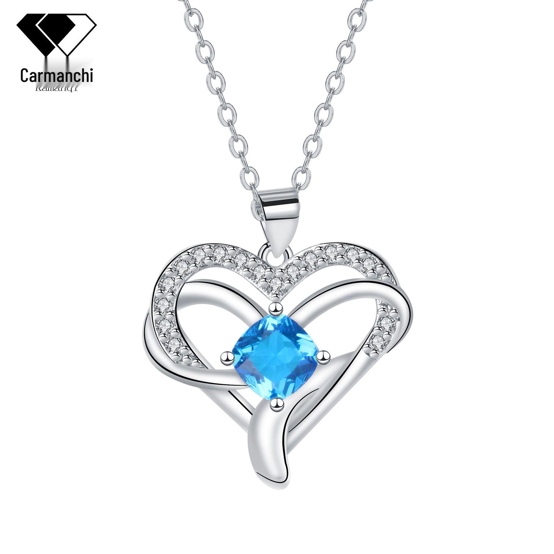 

Cartoonqi Women s Heart-Shaped Infinite Love Necklace - High-End Jewelry Accessory