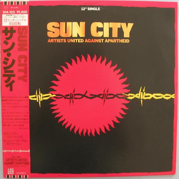 

12inch Record ARTISTS UNITED AGAINST APARTHEID Sun City S14123 MANHATTAN 1985 Japan Rock Used