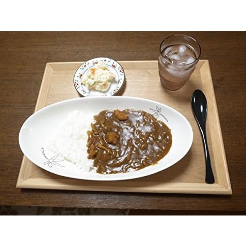Daikoku 5-Piece Curry Spoon Set, Made in Japan, Easy to Eat, Resin, Black, Perfect for Beef Bowl Restaurants