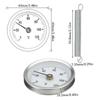 63mm Surface 0-120 DegreeC Bimetal Thermomet Clip-on Pipe Temperature Gauge With Spring Thermometer
