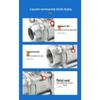 Wuteng High Temperature Stainless Steel Three-Piece Ball Valve