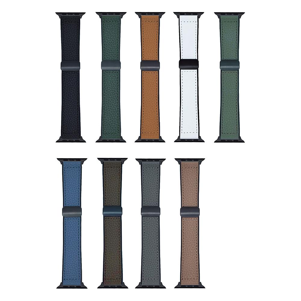 Watch Band For Apple Watch Series 10 Ultra 9 8 7 SE 6 5 4 3 2 1 46mm 49mm 45mm 44mm 42mm Magnetic Buckle Silicone Strap