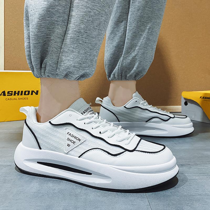 Мужская обувь Дышащая повседневная обувь Уличные модные кроссовки с низким вырезом — фото 8