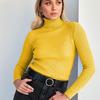 Women's Turtleneck Sweaters Long Sleeve Ribbed Mock Neck Sweater Spring Fall Slim-Fit Basic Layer Knit Pullover Lightweight Underwear Tops for Women