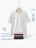 Summer Solona Quick-Dry Unisex Ice Silk T-Shirt: Cool, Light, Luxury Round Neck with Short Sleeves