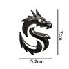 3D three-dimensional Longteng car label decorative sticker Xuanyinglong car decoration metal side label tail label car sticker