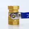 Thickened Brass Valve: 4 or 6 Point Copper Ball Valve with Female Thread for Water Pipes