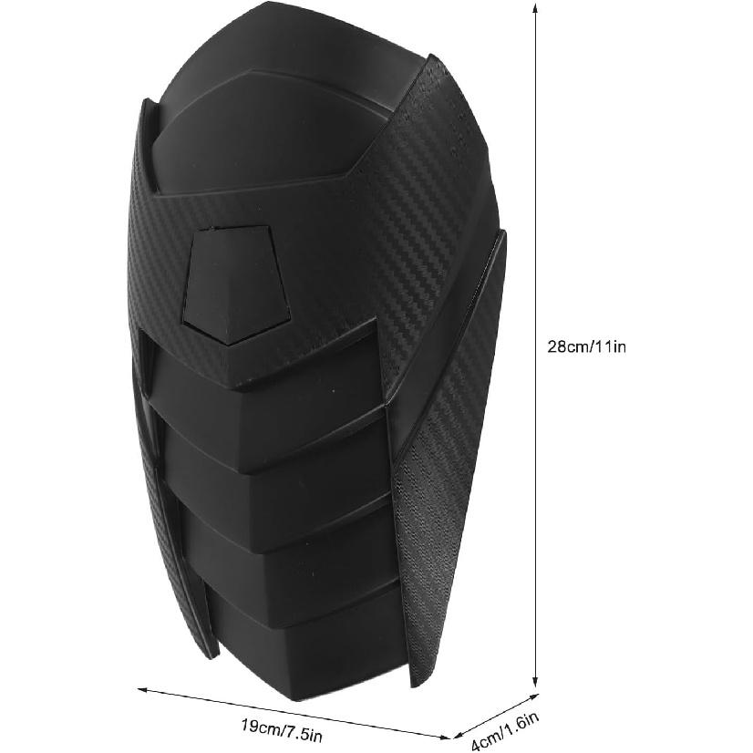 Motorcycle Rear Fender Mudguard, Splash Proof Back Fender Splash Guards Protector, Carbon Fiber Universal Motorcycle Fender for Motorbikes Electric