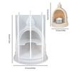 Multiple Size Castles Sturdy Silicone Mould Set Portable Accessory for Craft Supplies Candle Making Plaster Crafting