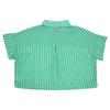 Bluetail Resort Green Check Short Sleeve Shirt Azc4bl01gn