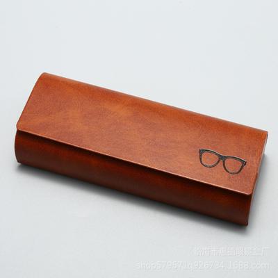 Optical Eyewear Holder Synthetic Travel Glasses Case Sunglasses Storage Box Spacious Leather Glasses Case For Promotional Item