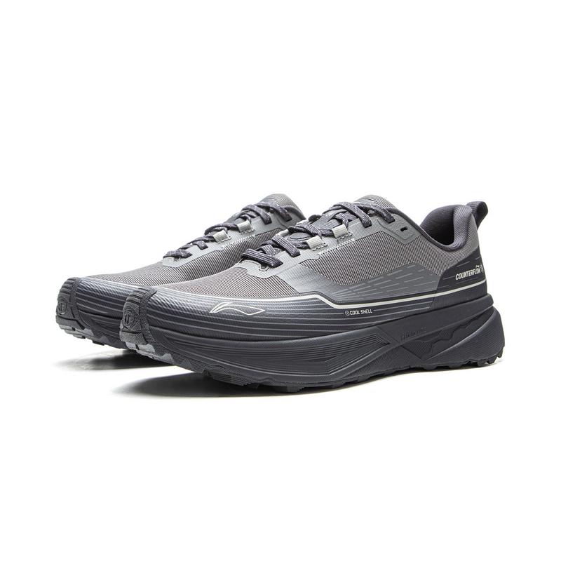 New LINING CF Tracing, Xingsheng SE Mountaineering & Hiking Shoes Unisex Low Top Black AHCV037-12