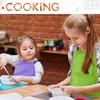12pcs Children Plain Apron Colorful Non-Woven Fabric Kids Painting Drawing Toys Aprons Kitchen Classroom Arts Crafts Aprons