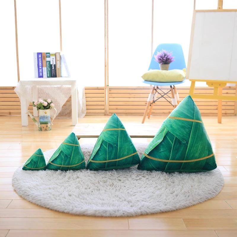 Simulated Zongzi Big Meat Dumpling Doll Throw Pillow Plush Toy Doll Placement Props Dragon Boat Festival Event Small Gift