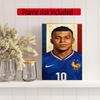 Mbappe 5D Diy Diamond Painting Round Diamond Diy Frameless Holiday Artwork Suitable For Home Office Wall Decoration