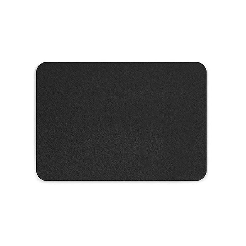 

Simple Solid Color Pu Leather Mouse Mat Anti-Slip Waterproof 25*21Cm Mouse Pad School Supplies Office Accessories чорний