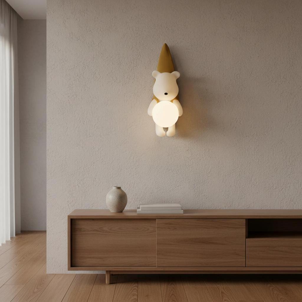 Sconce Wall Bear Lamp Modern Decorative Indoor