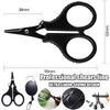 1pcs Titanium Coated Stainless Steel Fishing Scissor Plier - PE Braid Line Cutter for Carp Fishing Tools