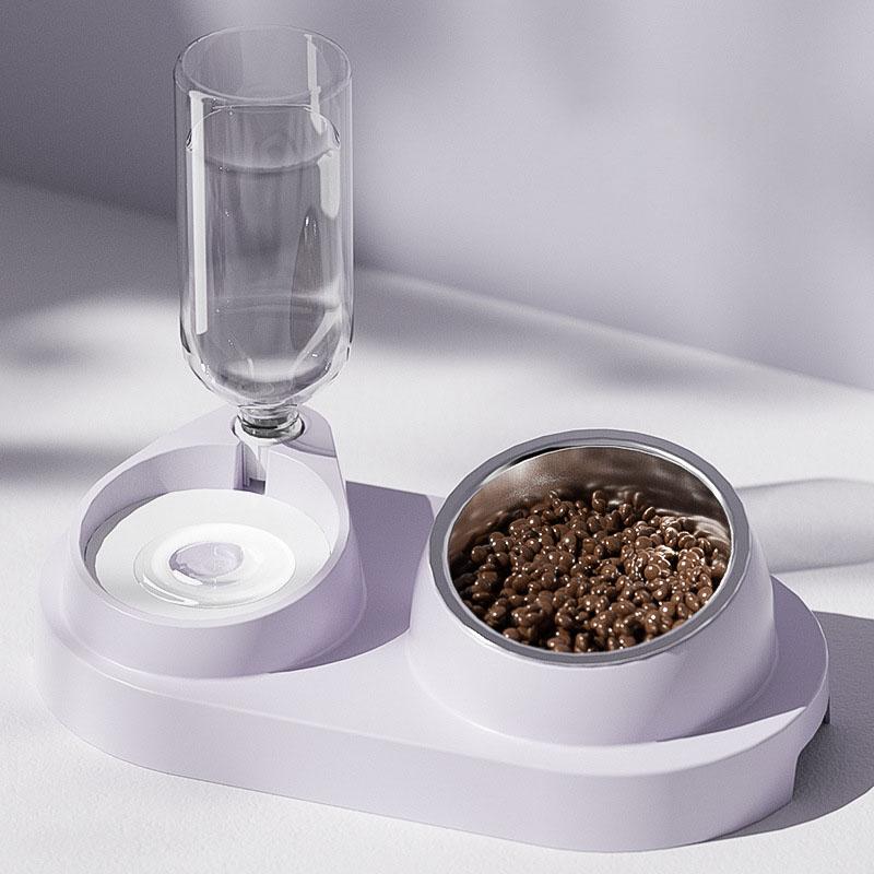 Pet Bowls Automatic Water Dispenser Feeder Cat Dog Food Water Bowl Non-slip Pet Feeding Supplies