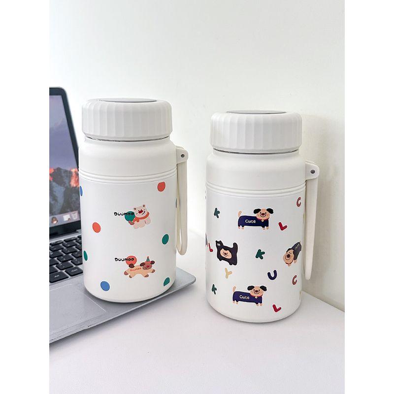 Thermos Cup for Women, High Appearance Value, 2024 New Model Water Cup with Filter, Portable, Cute Stainless Steel Cup for On-The-Go Use