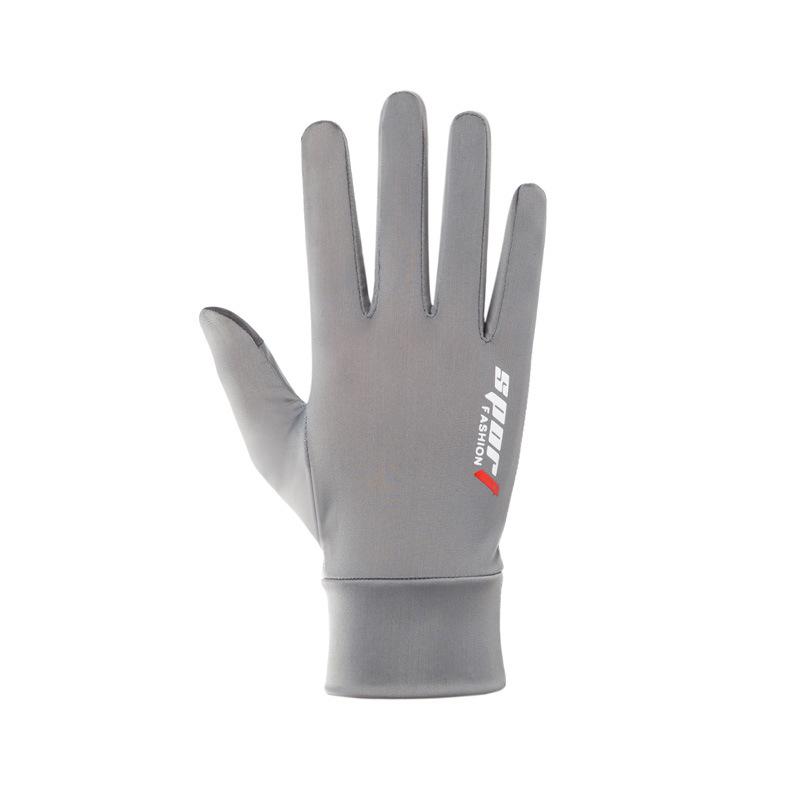 Spring and Summer Ice Silk Half-finger Gloves