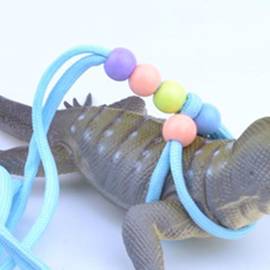 Yousheng Small Animal Leash Adjustable Night Luminous Portable Lizard Hamster Rabbit Nylon Traction Rope for Outdoor