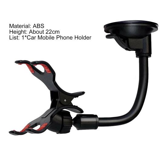 Car Mobile Phone Holder Universal 360 Degree Rotation Dual Clip Car