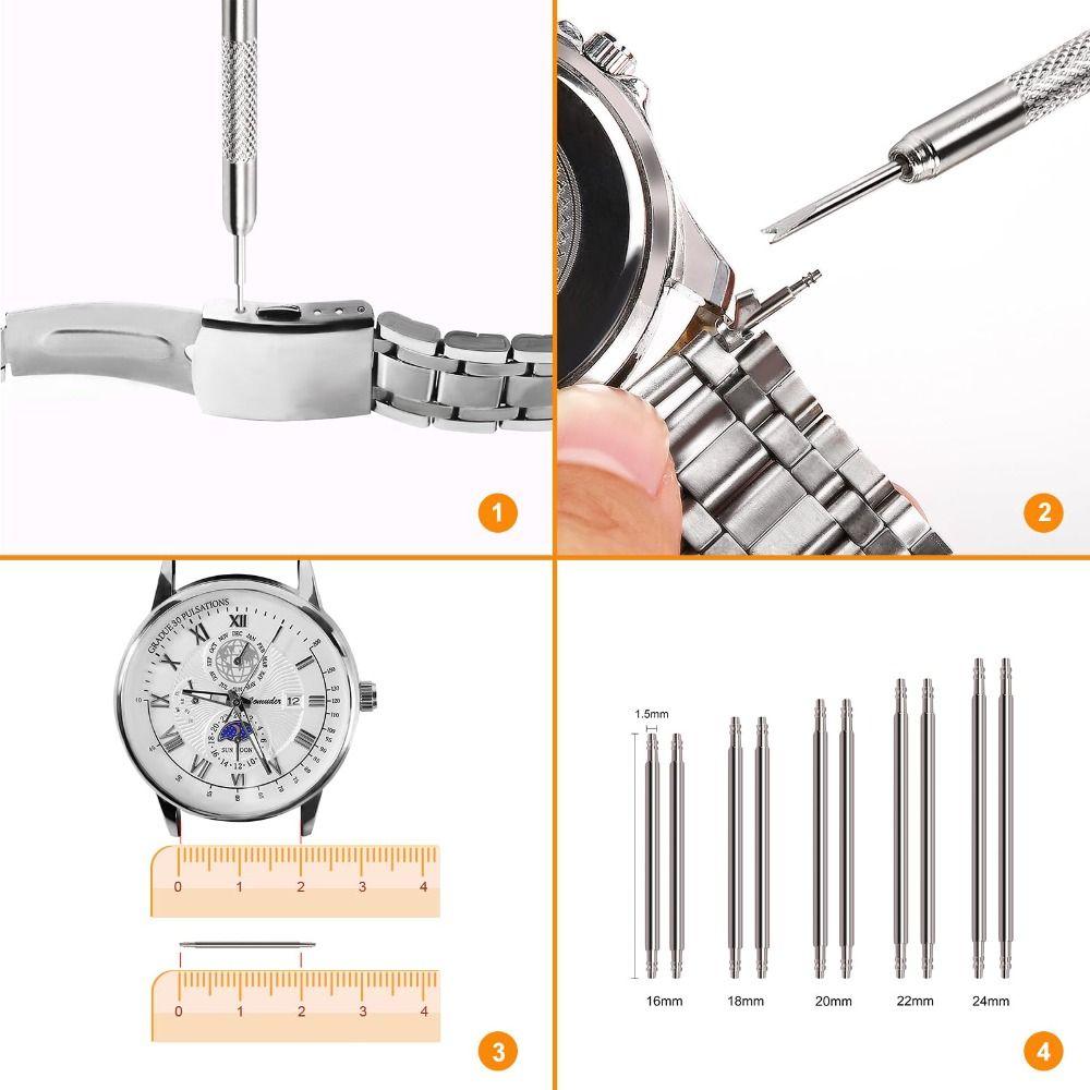 31Pcs/Set Precision Watch Link Removal Tool Kit Professional Watch Strap Repair Tool Kit  Gifts