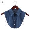 Classic Women Cotton Lace Fake Collar Vintage Detachable Clothes Accessories Lapel Blouse Top Shirt Collar False Collar DropShip