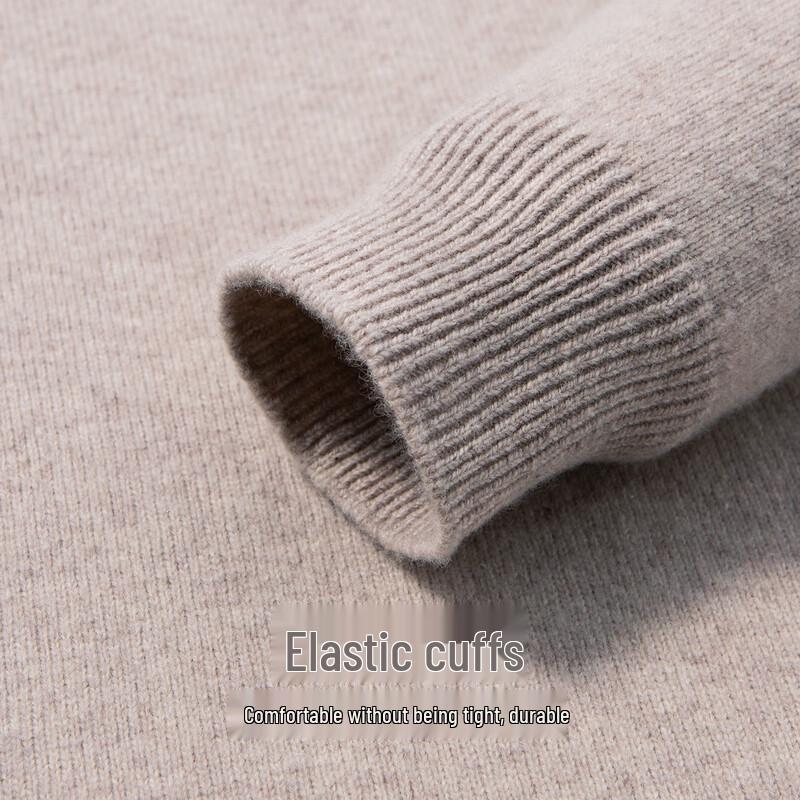 Hodo Men's 100% Wool Heavyweight Round Neck Sweater