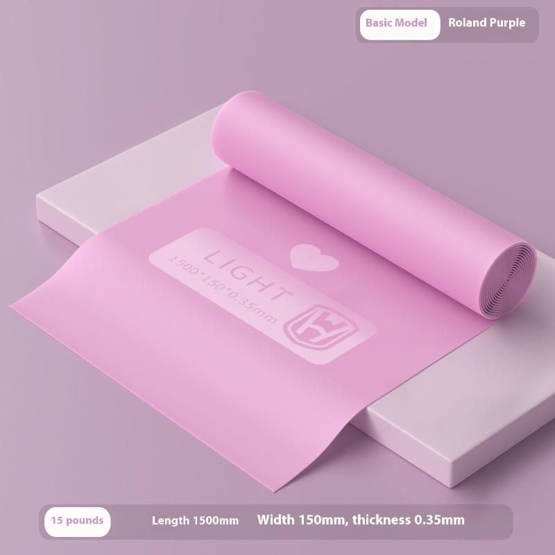 

Yoga Tension Piece For Home Use Beginners Stretching Training Resistance Band Women s Body Fitness Latin Dance Elastic Band фиолетовый