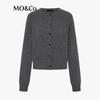 MO&Co. Fine Wool Blend Knitted Cardigan