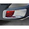 Rear Fog Light Lamp Cover Trim For Peugeot 3008 GT 2017-   Chrome Foglight Frame Protector Accessories Car Styling