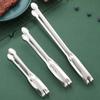Stainless Steel Korean BBQ and Steak Cooking Tongs - Long, Anti-Scald Design Tweezers
