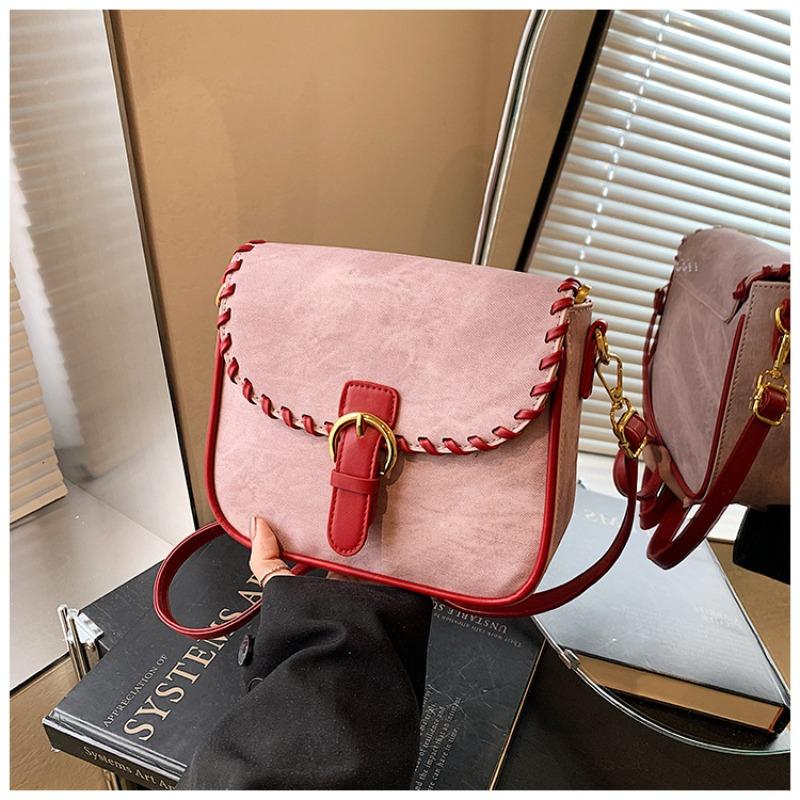 Spring New Women's Bag Shoulder Messenger Bag Fashion Urban Trend Simple Small Square Bag Retro Temperament
