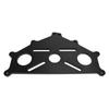 Engine Stand Adapter Plate 551897 Heavy Duty Metal Safe Stand Plate Replacement for Chevy LS1 BBC SBC LS Engine Black